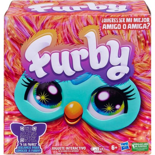 Bambola interattiva Hasbro Furby Corallo