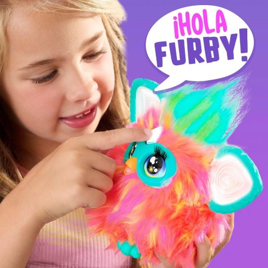 Bambola interattiva Hasbro Furby Corallo