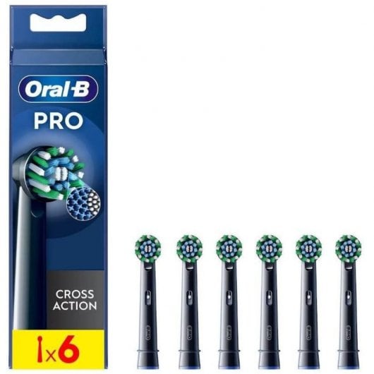 Oral-B Pack de 6 cabezales de recambio Oral-B Cross Action