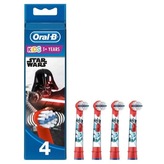 Kopfstück Oral-B Kids Star Wars 4 Stück extraweiche Borsten Kinder