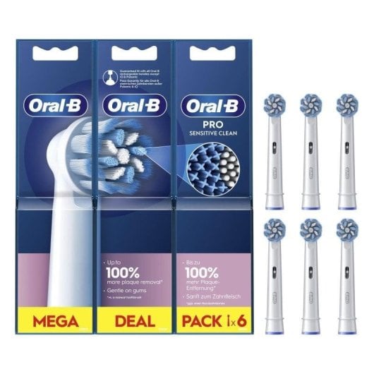 Aufsteckbürste Oral-B CrossAction 6 Einheiten Präzise Reinigung