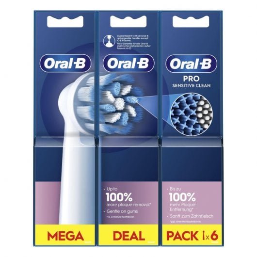 Confezione di ricambio per spazzolino Oral-B CrossAction da 6 unità