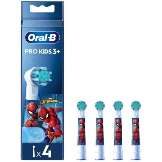 Oral-B Recambio de Cabezal Braun Oral-B Spiderman 4 Unidades