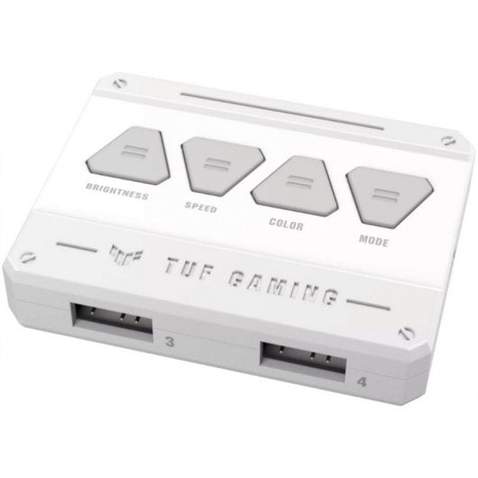 ASUS TUF Gaming TF120 ARGB White Edition Kit 3 Ventoinhas 120mm Brancas com Controlador 