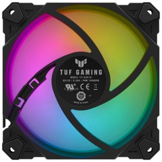 ASUS TUF Gaming TF120 ARGB Fan Case per computer Raffreddatore d'aria 12 cm Nero