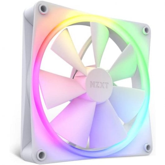 NZXT F140 RGB TWIN Ventoinhas Suplementares 140mm Brancas 2 Unidades