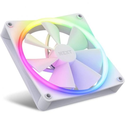 NZXT F140 RGB TWIN Ventoinhas Suplementares 140mm Brancas 2 Unidades
