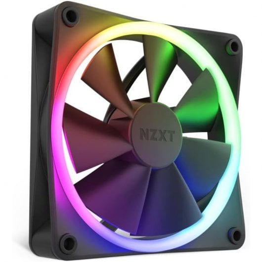 NZXT F140 RGB TWIN Boitier PC, Processeur Ventilateur 14 cm Noir 2 pièce(s)