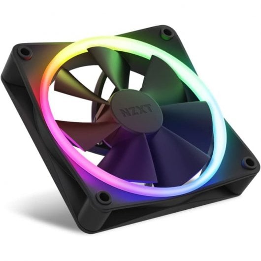 NZXT F140 RGB TWIN Boitier PC, Processeur Ventilateur 14 cm Noir 2 pièce(s)