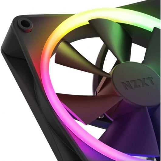 NZXT F140 RGB TWIN Case per computer, Processore Ventilatore 14 cm Nero 2 pz