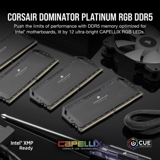 Corsair Dominator CMT64GX5M2B6400C32 module de mémoire 64 Go 2 x 32 Go DDR5 6400 MHz