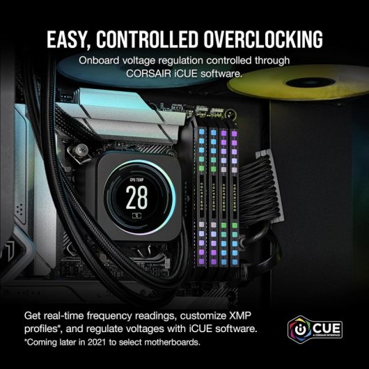 Corsair Dominator CMT64GX5M2B6400C32 module de mémoire 64 Go 2 x 32 Go DDR5 6400 MHz