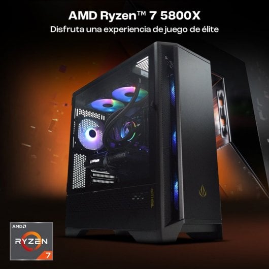 PcCom Imperial AMD Ryzen 7 5800X / 32 GB / 1 TB SSD / RTX 4070 - Nero