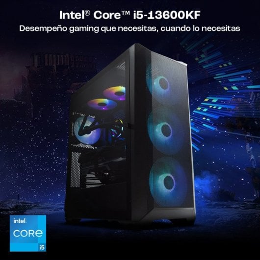 PcCom Imperial Intel Core i5-13600KF / 32 GB / 1 TB SSD / RTX 4070 - Nero