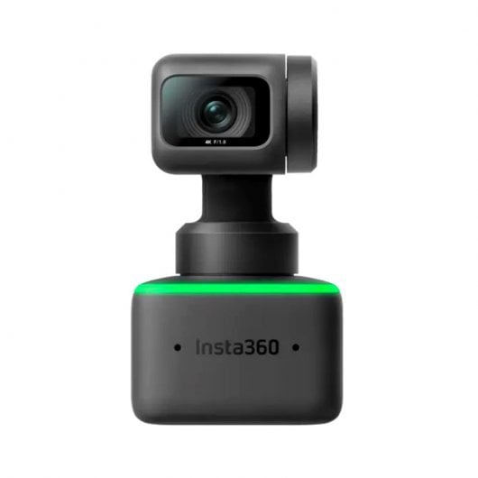 Webcam Insta360 Link 4K alimentata da AI Nera