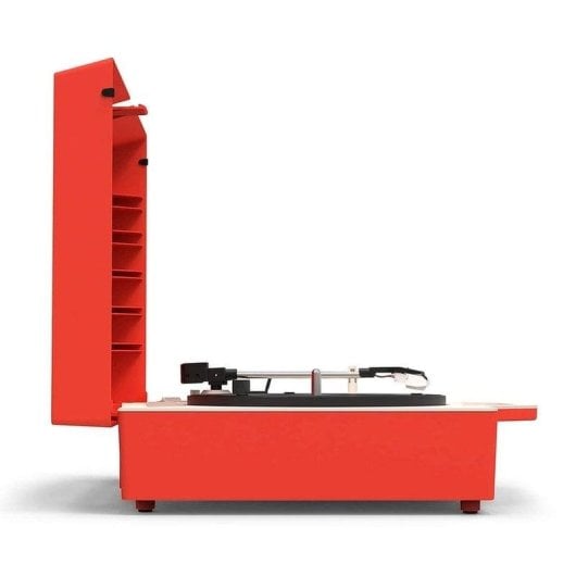 Tocadiscos Victrola Re-Spin Bluetooth Tracção Correia Vinil Altifalante Vermelho