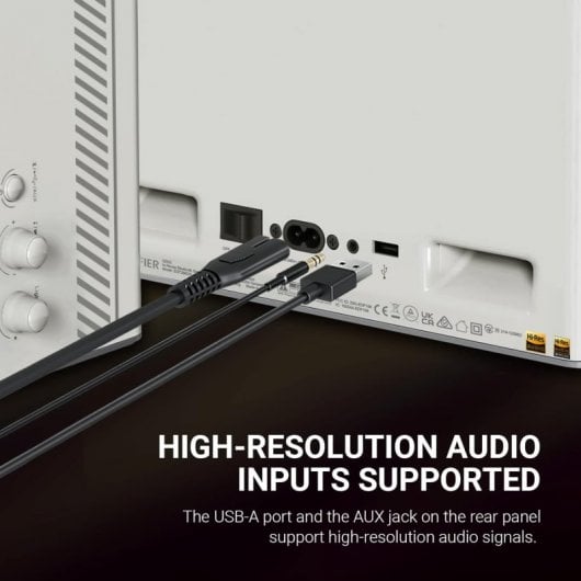 Edifier QD35 Altifalante de Mesa Sem Fios Bluetooth 40W Branco