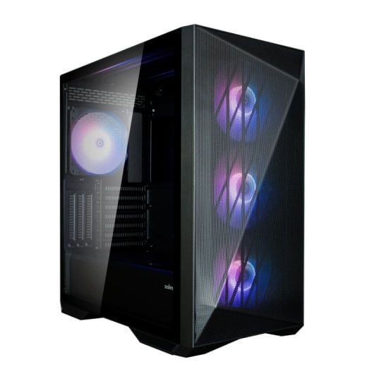 Zalman Z9 Iceberg MS Midi-Tower, gehärtetes Glas, ARGB, USB-C 3.1, schwarz