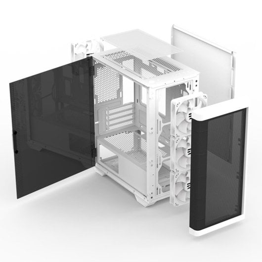 Zalman M4 Mini Tower ARGB Cristal Templado USB 3.0 Blanca