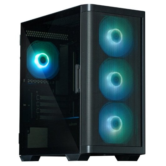 Zalman M4 Mini Tower ARGB Cristal Templado USB 3.0 Negra