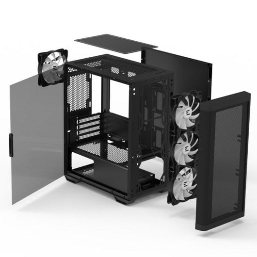 Zalman M4 Mini Tower ARGB Cristal Templado USB 3.0 Negra