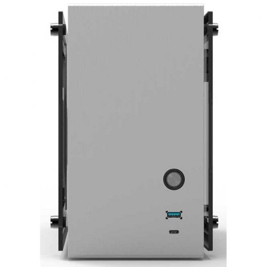 Zalman M2 Mini Silber Mini-Tower gehärtetes Glas USB-C Silber