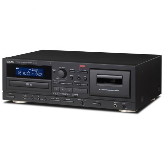 Cassetta + lettore CD Teac AD-850-SE nera