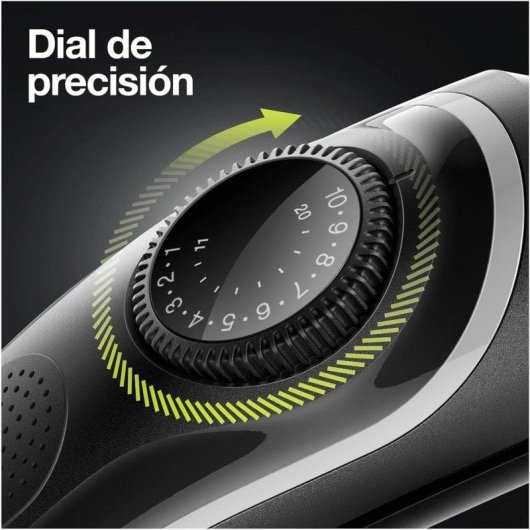 Bartschneider Braun 5 BT5342 Kabellos 100min Nass- und Trockenrasur 39 Einstellungen 2 Aufsteckkämme Schnellladung