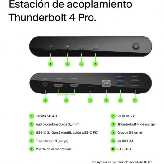 Belkin Connect Base de Acoplamiento Thunderbolt 4 Pro