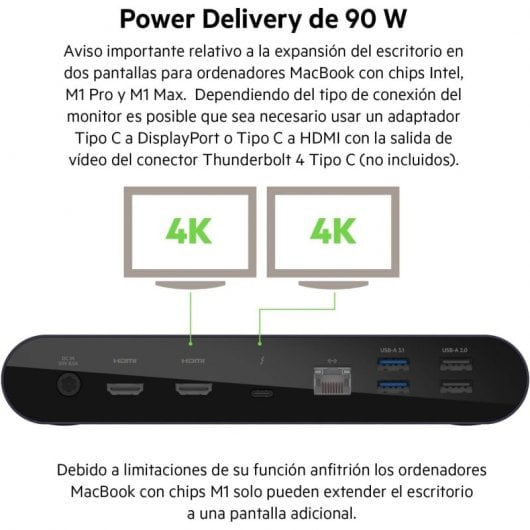 Belkin Connect Base de Acoplamiento Thunderbolt 4 Pro
