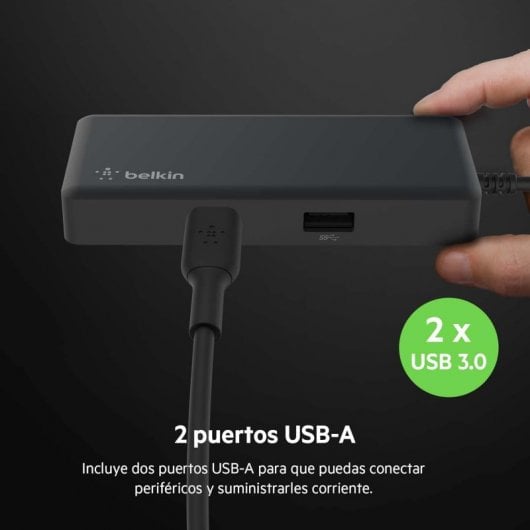 Belkin INC008btBK USB 3.2 Gen 1 (3.1 Gen 1) Type-C Noir