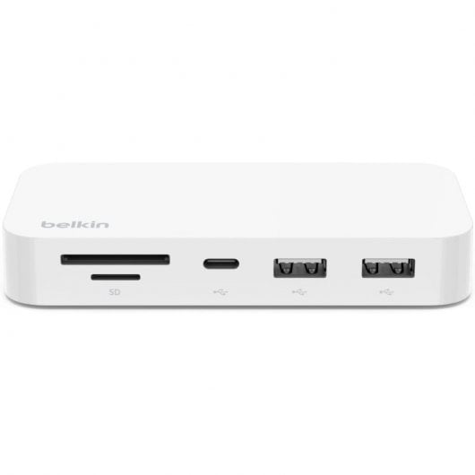 Belkin Connect Hub USB-C multiporta 6-in-1 con staffa di montaggio Lettore Gigabit MicroSD/SD USB/USB-C