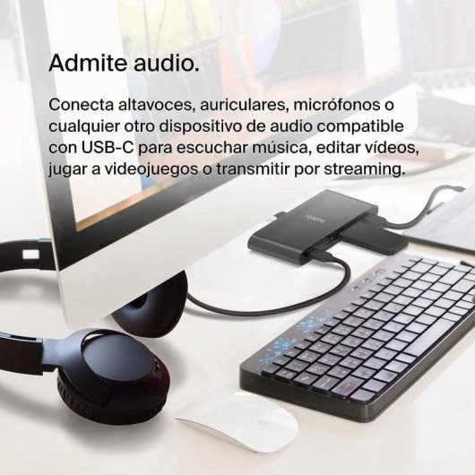 Hub Belkin Connect USB-C com 4 Portas USB-C PD 100W