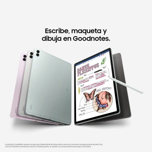Samsung Galaxy Tab S9 FE WiFi 10.9" 6/128GB Gris + Cargador 25W