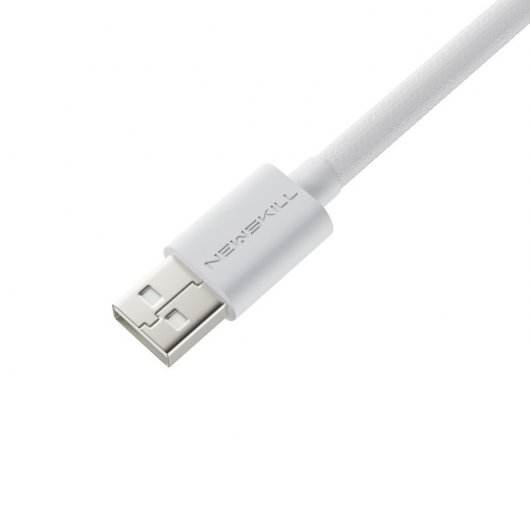 Newskill Coil Cable Cable en Espiral USB-C Blanco