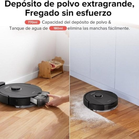 Aspirateurs Robots et Laveur Roborock Q5 Pro Navigation LiDAR 5.500 Pa Contrôle vocal