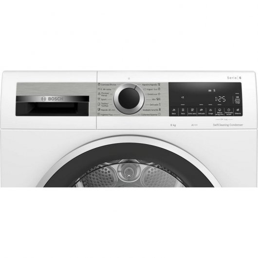 Bosch Serie 6 WQG235D0ES Secadora Bomba de Calor Carga Frontal 8Kg A+++ Blanca