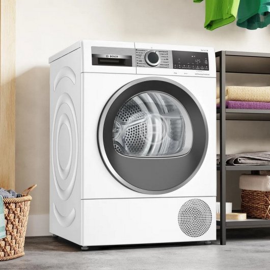 Bosch Serie 6 WQG235D0ES Secadora Bomba de Calor Carga Frontal 8Kg A+++ Blanca