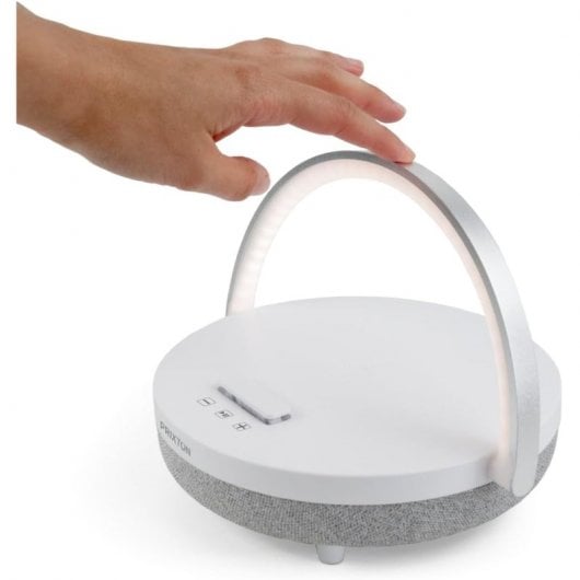Prixton Speaker Light White Altifalante Bluetooth com Carregador Sem Fios 10W Branco