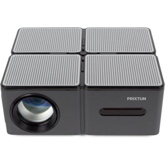 Projetor Prixton Kubrick FullHD 450 Lúmenes 210" LED LCD Smart WiFi 5G Portátil