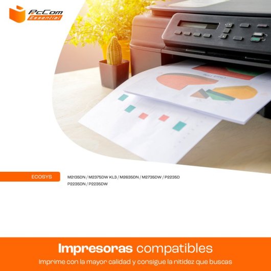 Pccom Essential Tóner Compatible Kyocera TK1150 Negro Pack 3