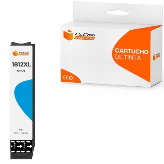 Pccom Essential Cartucho Tinta Compatible Epson T1812/T1802/18XL/C13T18124012/C13T18024012 Cian