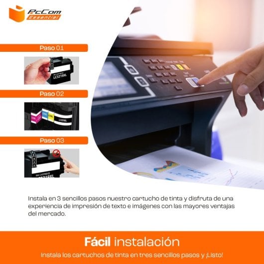 Pccom Essential Cartucho Tinta Compatible Brother LC3213/LC3211 Negro/Cian/Magenta/Amarillo Pack 4