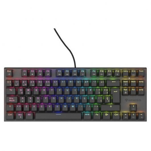 Genesis Thor 303 TKL Clavier de jeu mécanique RGB Switch Rouge Noir
