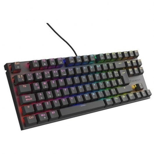Genesis Thor 303 TKL Clavier de jeu mécanique RGB Switch Rouge Noir