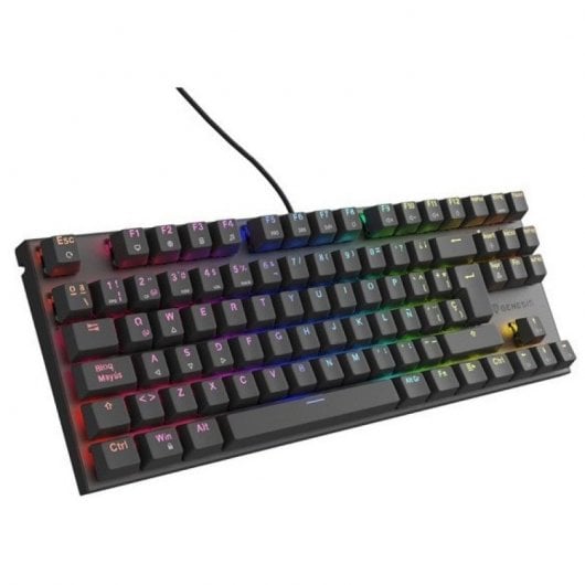 Tastiera da gioco meccanica Genesis Thor 303 TKL Switch RGB rosso nero