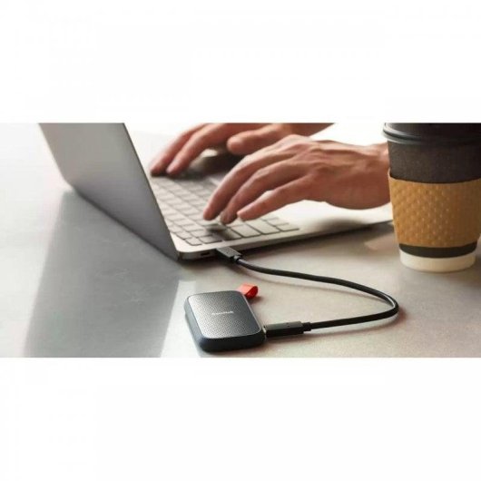 Disco SSD Esterno SanDisk Portable 2TB USB-C 800MB/s Resistente