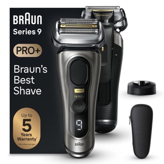 Rasoir pour Visage Braun Series 9 Pro+ 9515s Sans Fil 60min Sec et Humide 5 Lames