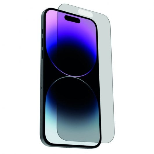 Muvit Recycletek Privacy Flacher Displayschutz aus gehärtetem Glas für iPhone 15 Pro Max