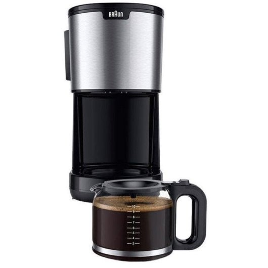 Máquina de café de filtro Braun PurShine KF 1500 10 chávenas 1000W Preta